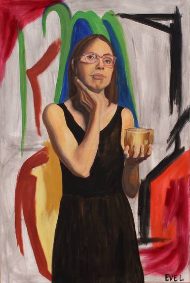 Original Figurative Women Paintings by Eve Lambert