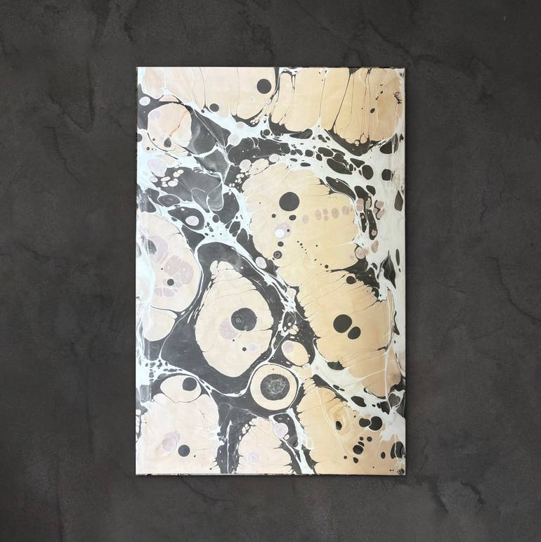 Original Abstract Expressionism Abstract Painting by Zeynep Guvenc