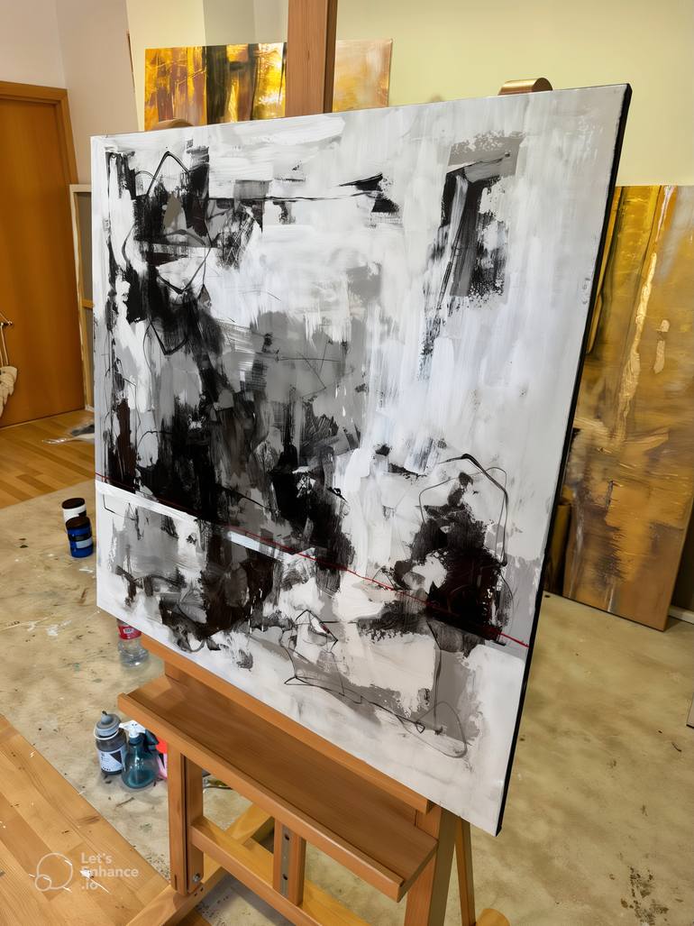 Original Abstract Expressionism Abstract Painting by Anastasiia Krykun
