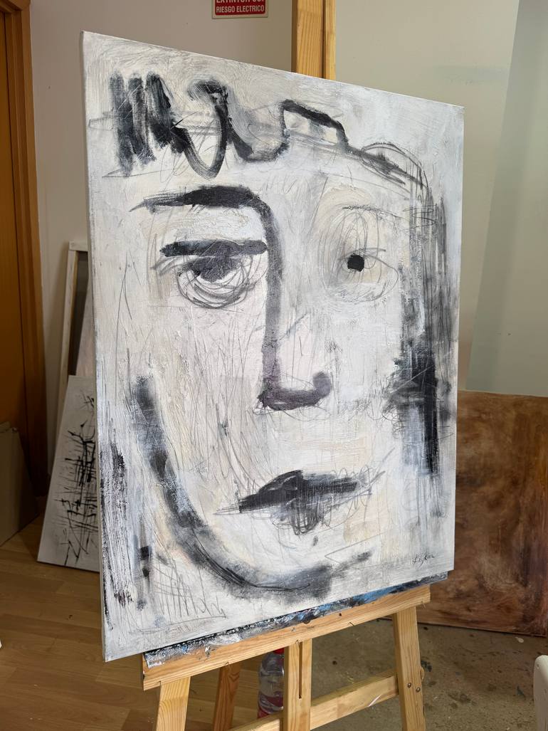Original Abstract Expressionism Abstract Painting by Anastasiia Krykun