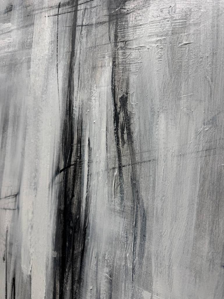 Original Abstract Expressionism Calligraphy Painting by Anastasiia Krykun