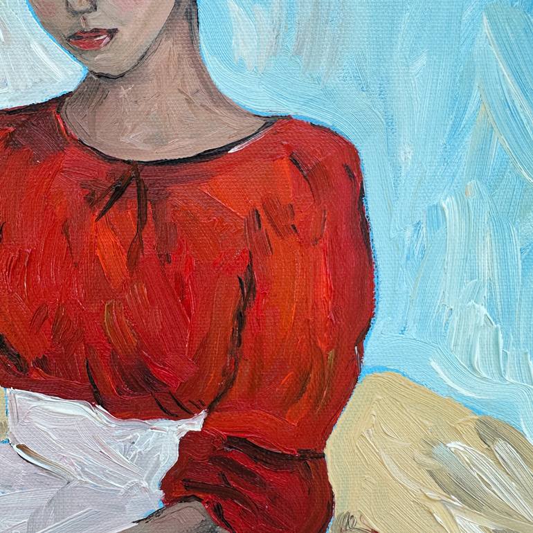 Original Contemporary People Painting by Irina Anis