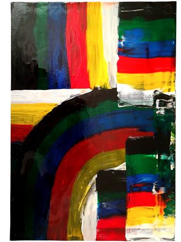 Original Algorithmic Abstract Paintings by Glerka A