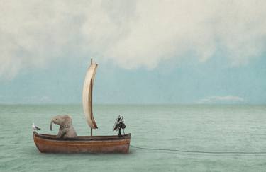 Original Illustration Boat Photography by Gregory Noblin