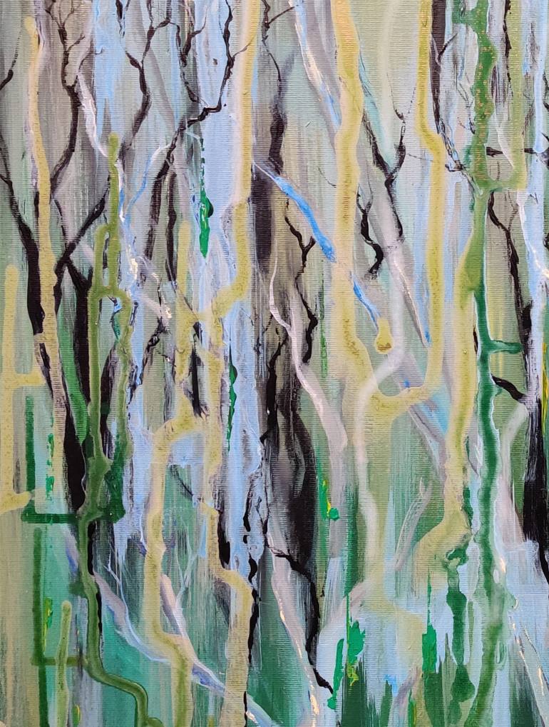 Original Abstract Painting by Róbert Bánrévi