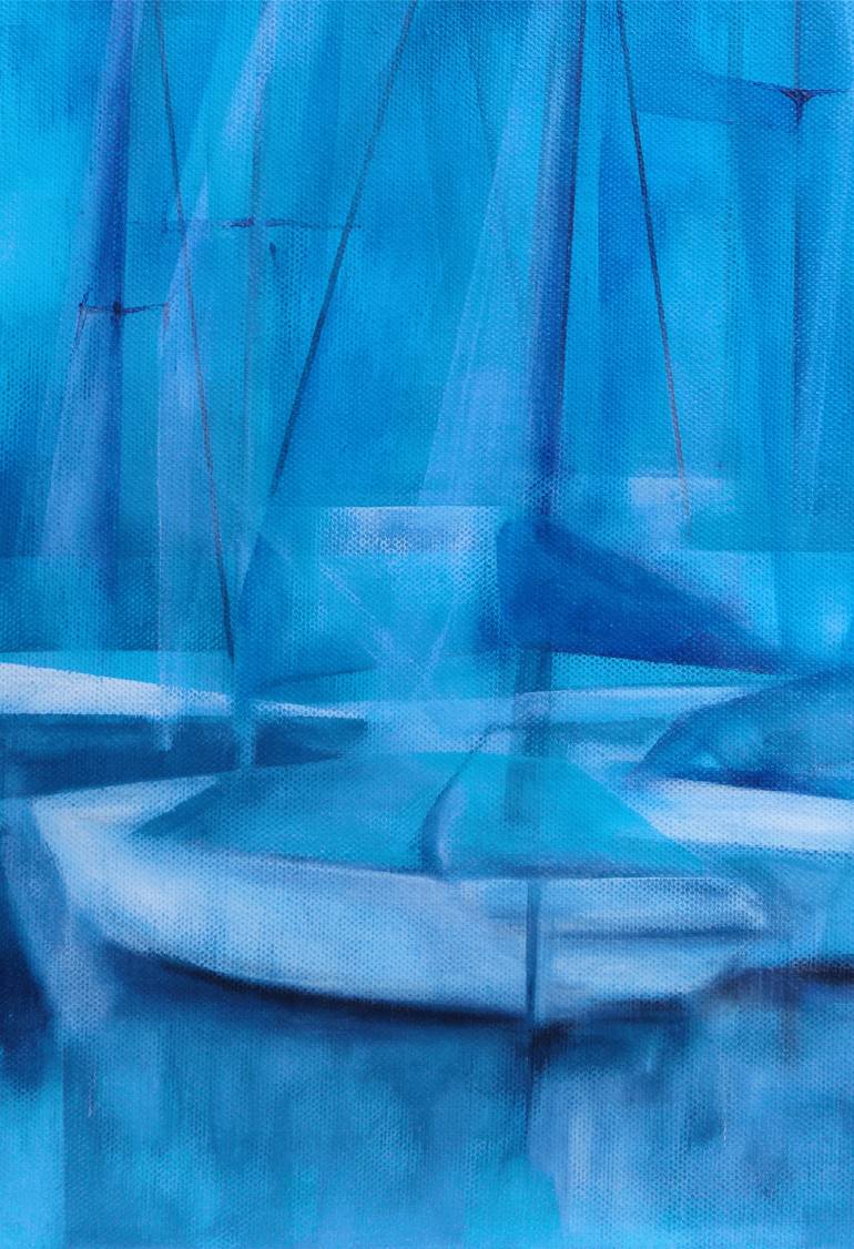 Original Contemporary Boat Painting by Róbert Bánrévi