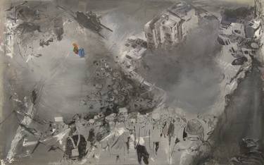 Original Abstract Expressionism Abstract Paintings by Paolo Toscani