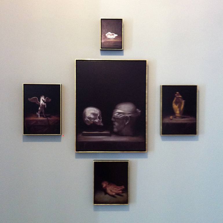 Original Figurative Still Life Painting by David Dalla Venezia