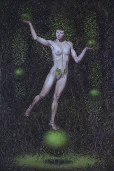 Original Nude Painting by David Dalla Venezia
