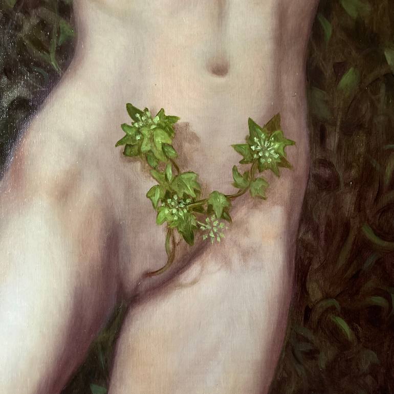 Original Figurative Nude Painting by David Dalla Venezia