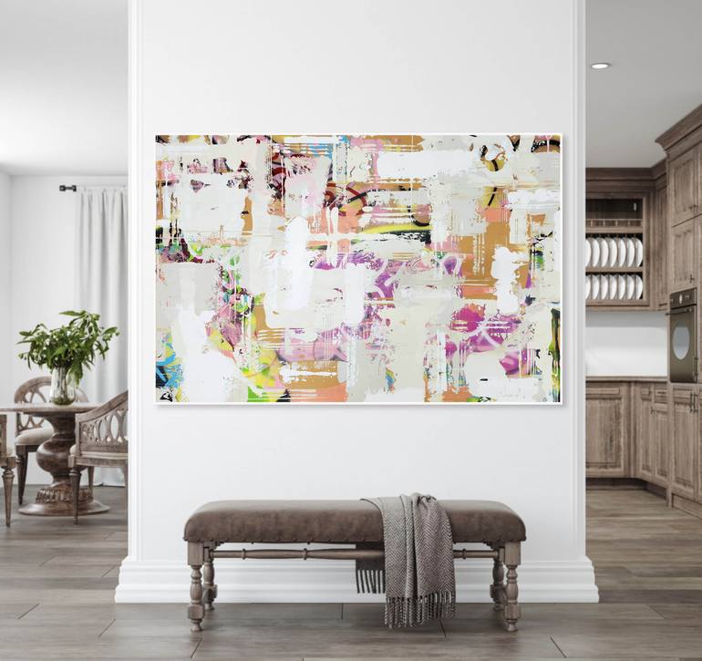 Original Abstract Expressionism Abstract Painting by Thomas Orrin