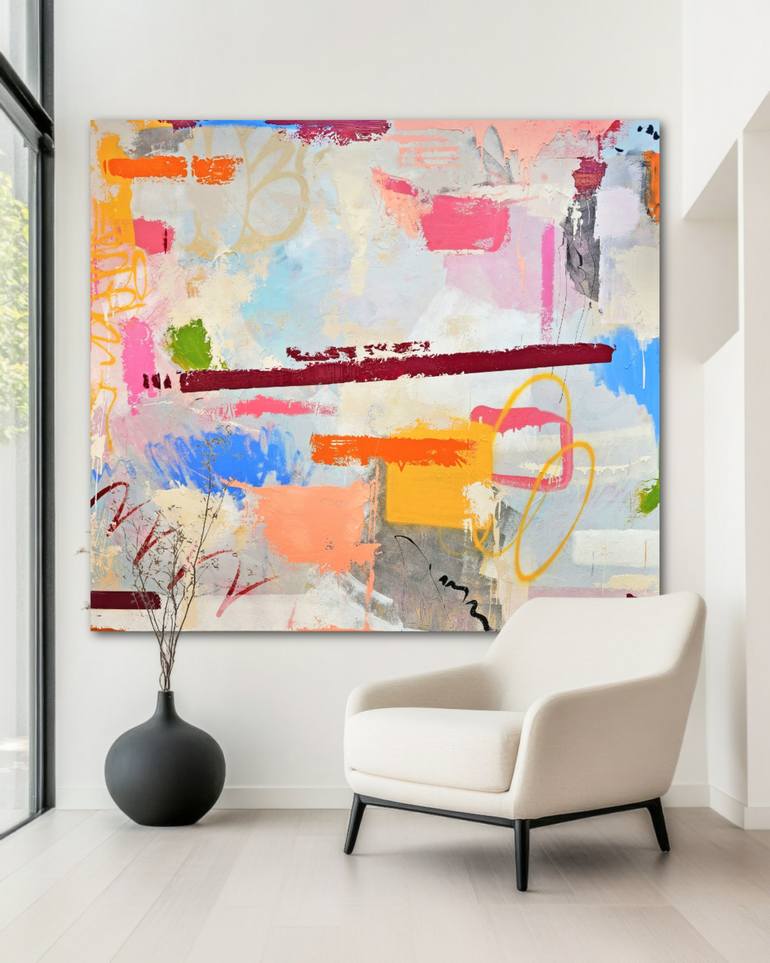 Original Abstract Expressionism Abstract Painting by Thomas Orrin