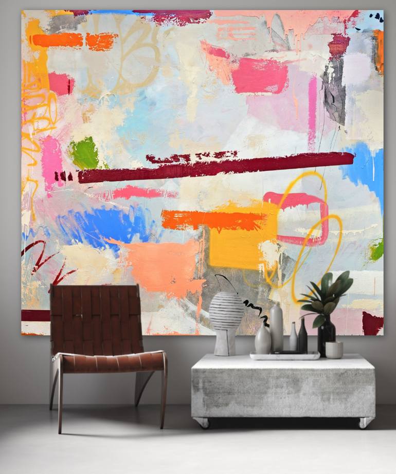 Original Abstract Expressionism Abstract Painting by Thomas Orrin