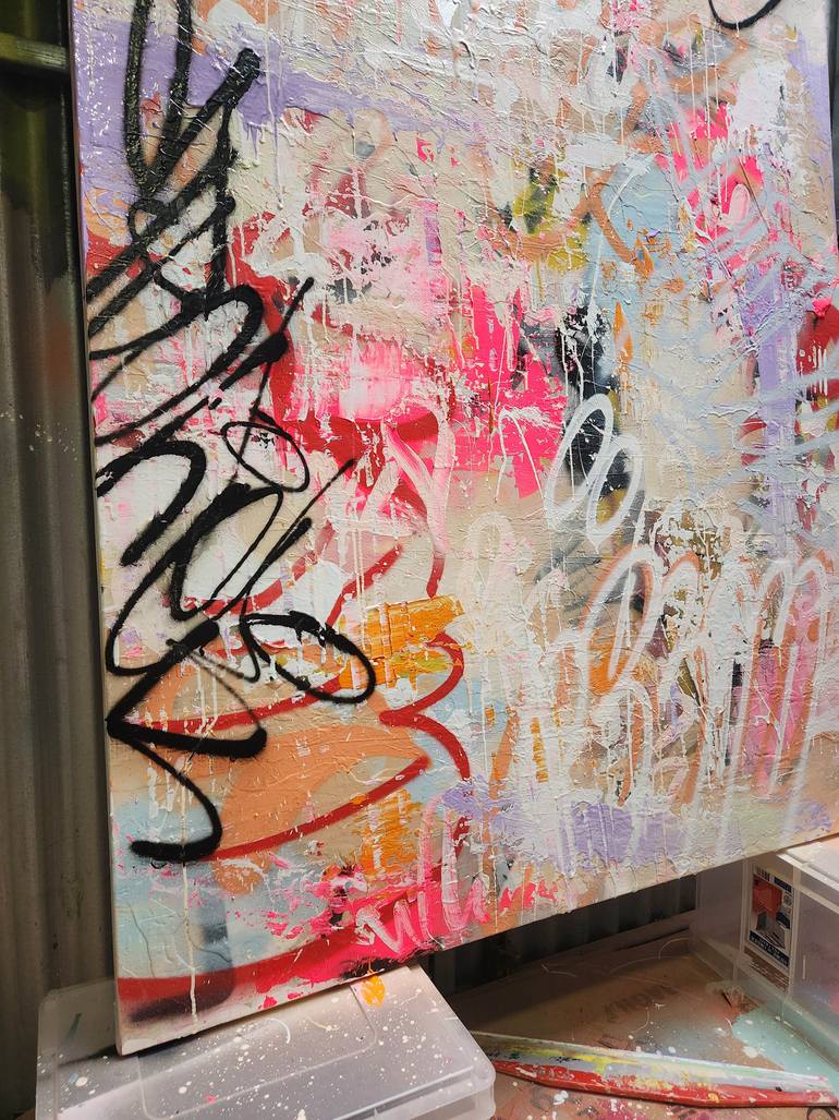 Original Abstract Expressionism Abstract Mixed Media by Thomas Orrin