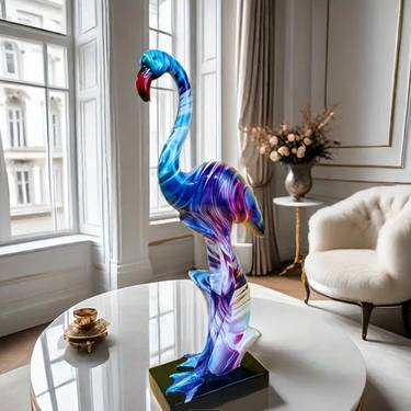 Original Art Deco Animal Sculpture by Kaiux Primex