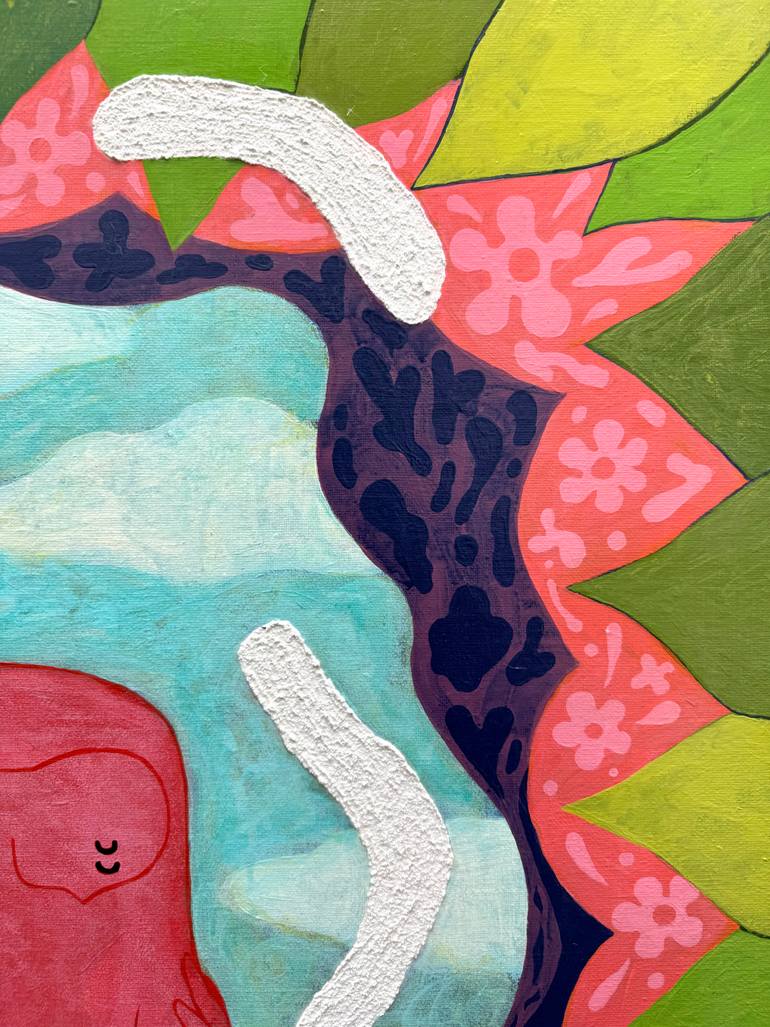 Original Figurative Abstract Painting by Donghwi Dongza