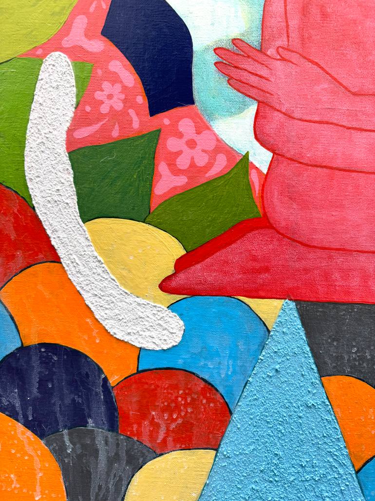 Original Figurative Abstract Painting by Donghwi Dongza