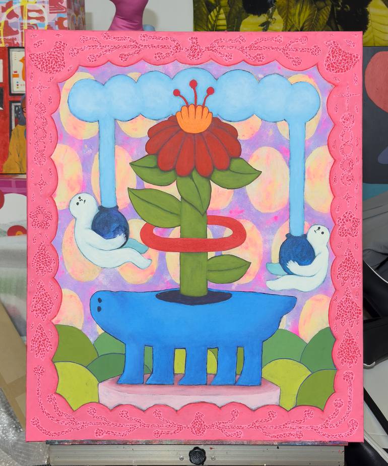 Original Contemporary Abstract Painting by Donghwi Dongza