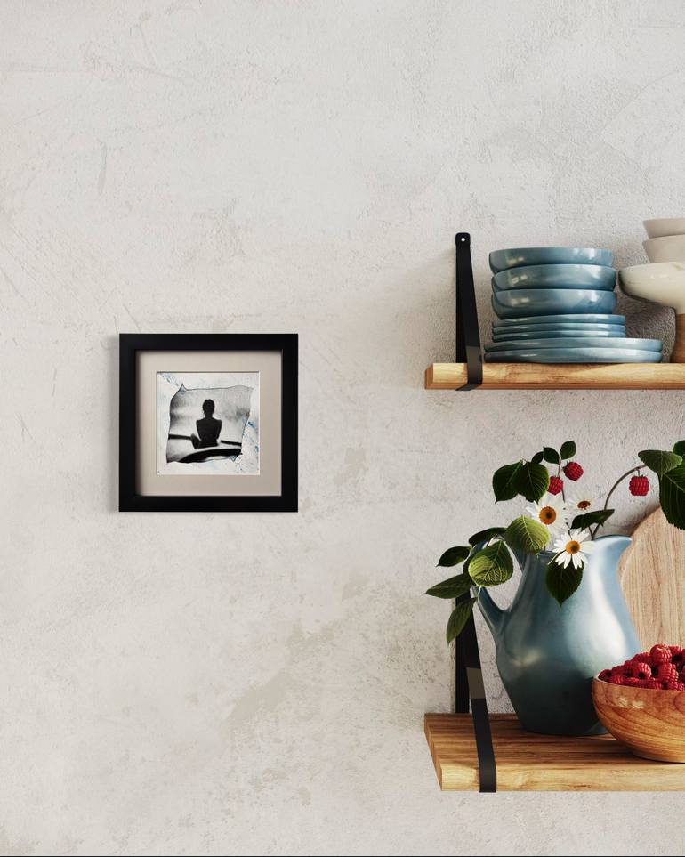 Original Black & White Erotic Mixed Media by Vladimir Borele