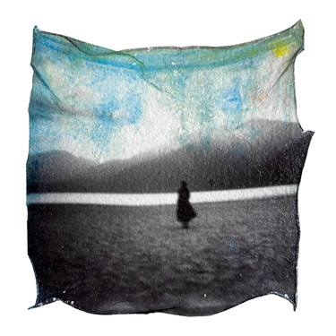 Original Black & White Landscape Mixed Media by Vladimir Borele