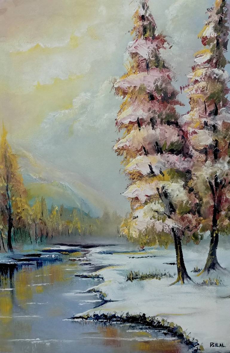 Original Realism Landscape Paintings by Sharmeen Aslam