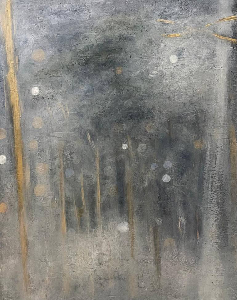 Original Abstract Painting by Rocio De Los Santos Padron | Abstract Art on Canvas | Parallel