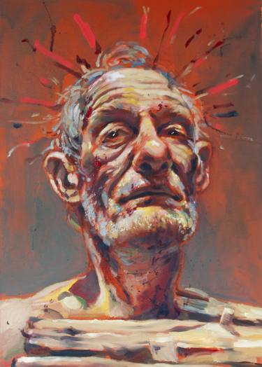 Original Figurative People Painting by Diego Cacamut