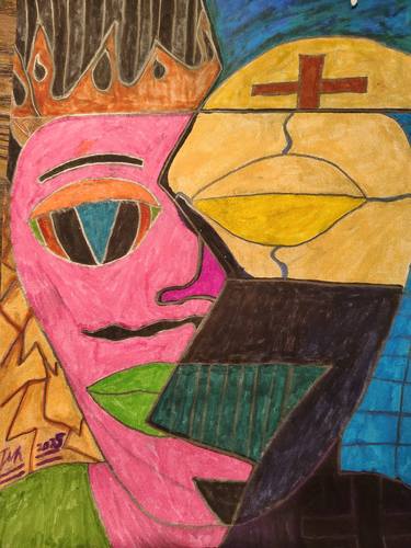 Original Abstract Expressionism Abstract Drawing by Joshua Prentice