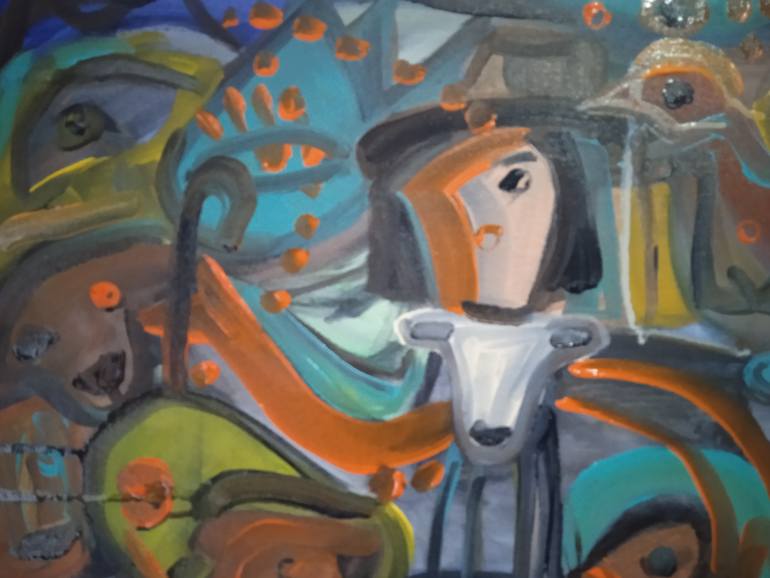 Original Expressionism Animal Painting by Vítor Pisco