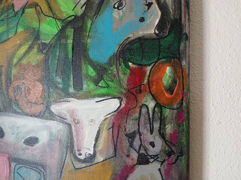 Original Expressionism Animal Painting by Vítor Pisco