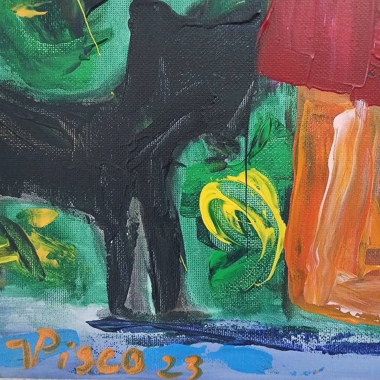 Original Expressionism Landscape Painting by Vítor Pisco