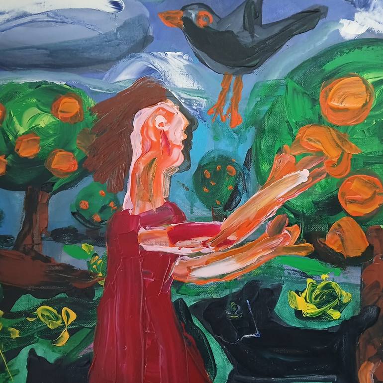 Original Expressionism Landscape Painting by Vítor Pisco