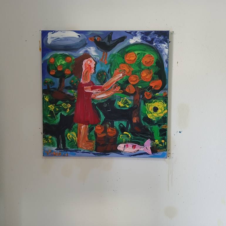 Original Expressionism Landscape Painting by Vítor Pisco