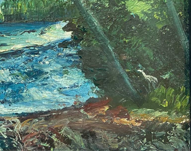 Original Impressionism Seascape Painting by Arti Nahata