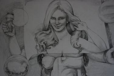 Original Contemporary Women Drawing by Roee Suffrin