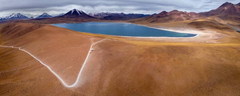 Original Landscape Photography by Matthias Barth | Contemporary Art on Paper | The lake in the Atacama Desert