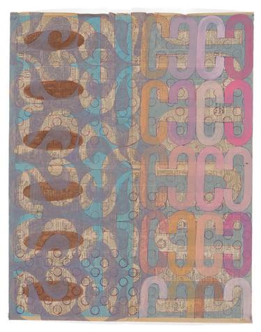 Original Abstract Patterns Paintings by Hollie Heller