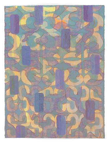 Original Abstract Patterns Paintings by Hollie Heller