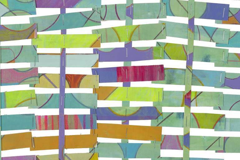 Original Abstract Mixed Media by Hollie Heller