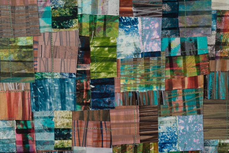 Original Abstract Mixed Media by Hollie Heller