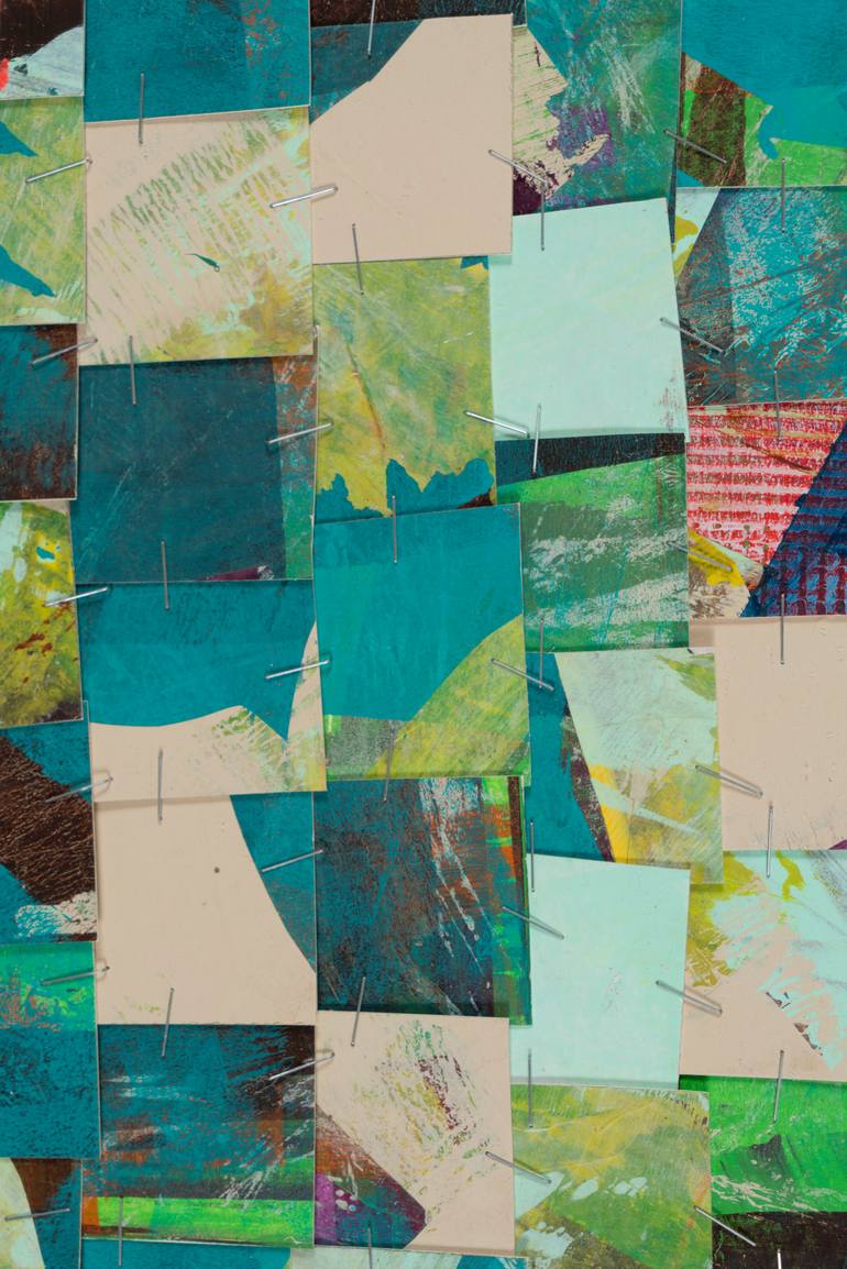 Original Abstract Mixed Media by Hollie Heller