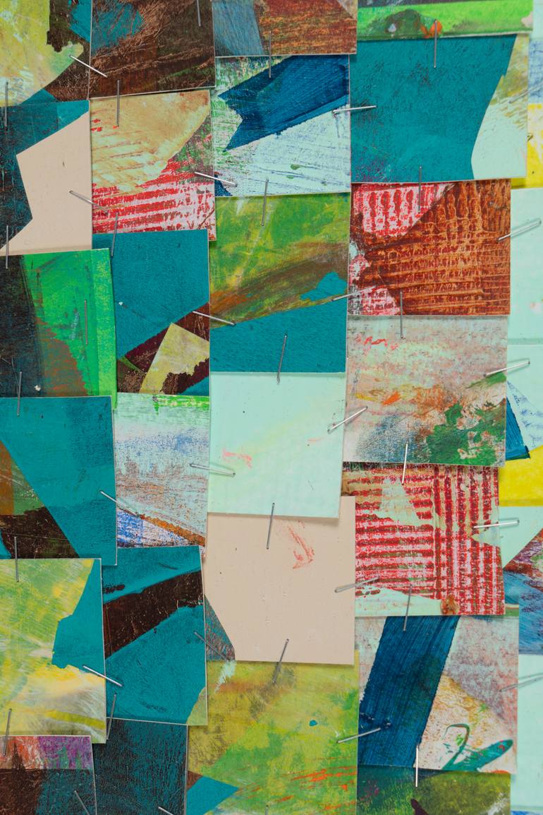Original Abstract Mixed Media by Hollie Heller