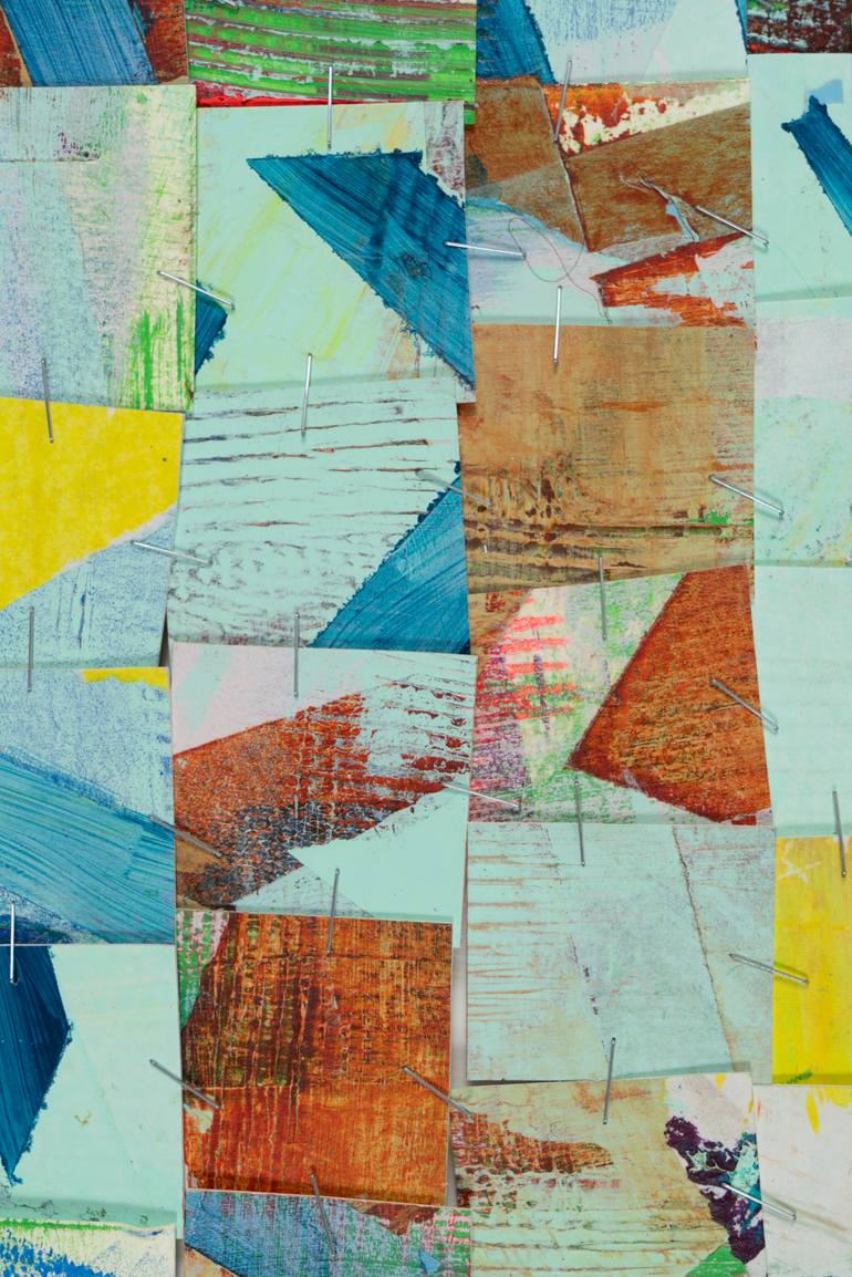 Original Abstract Mixed Media by Hollie Heller