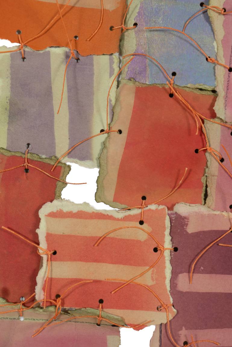 Original Abstract Mixed Media by Hollie Heller