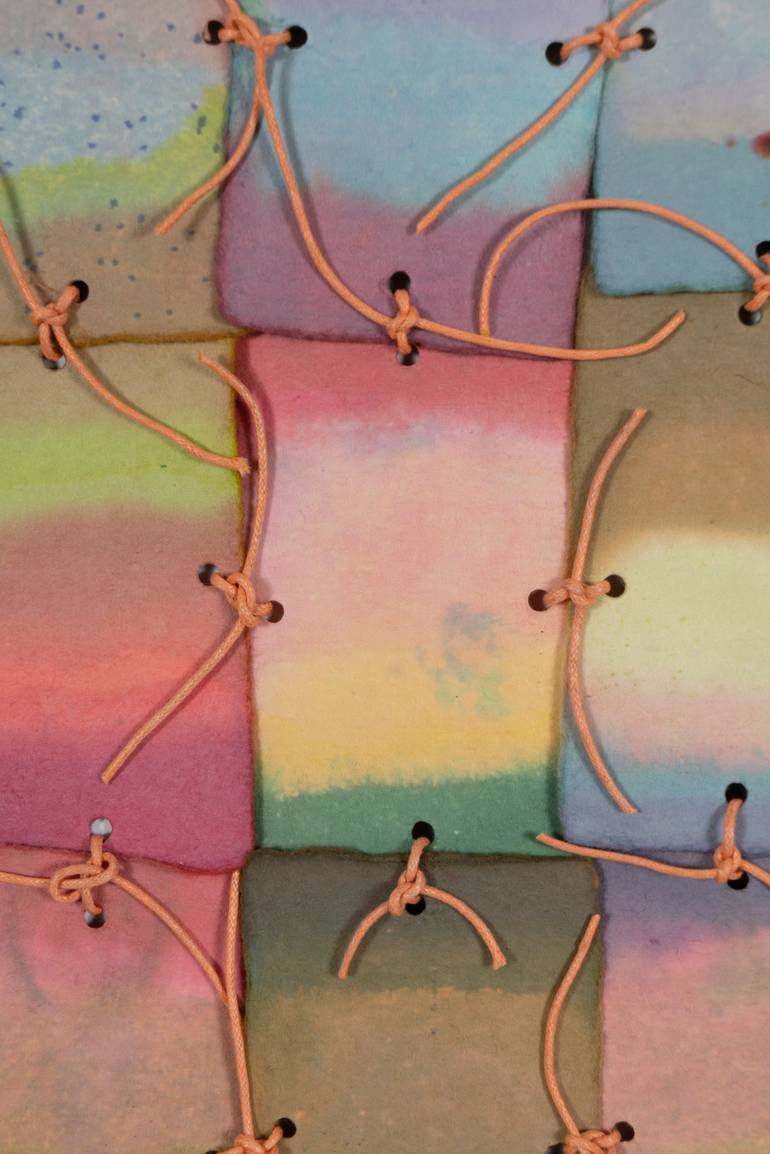 Original Abstract Mixed Media by Hollie Heller