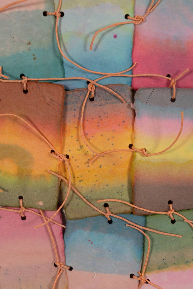 Original Abstract Mixed Media by Hollie Heller