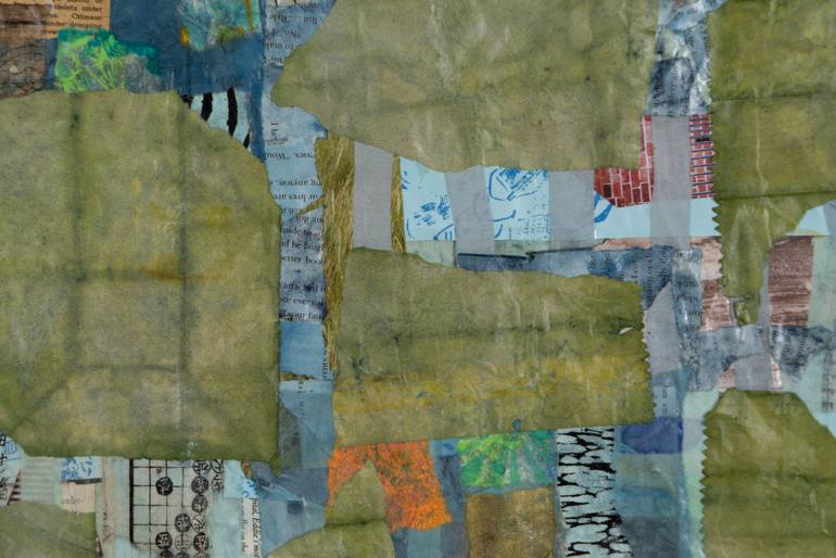 Original Abstract Collage by Hollie Heller