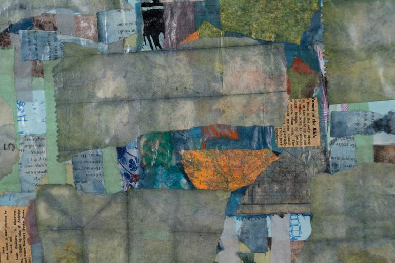 Original Abstract Collage by Hollie Heller