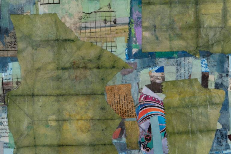 Original Abstract Collage by Hollie Heller