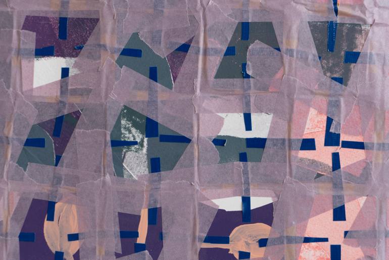 Original Abstract Mixed Media by Hollie Heller
